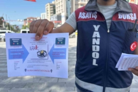 Bursa polisi sokak sokak gezerek uyarıyor, dolandırıcılara inanmayın