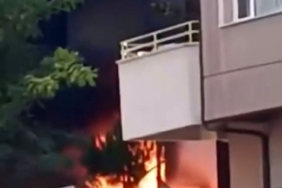 Bursa’da binada korkutan yangın