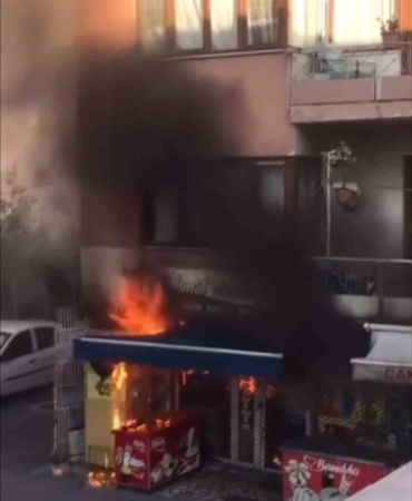 Bursa’da korkutan yangın: Duyarlı vatandaş yangının büyümesini önledi