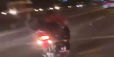 Bursa’da motosiklet sürücüsü canını böyle hiçe saydı