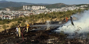 Bursa’da ormanlık alan büyük tehlike atlattı