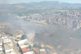 Bursa’da otluk alanda çıkan yangın kontrol altına alındı