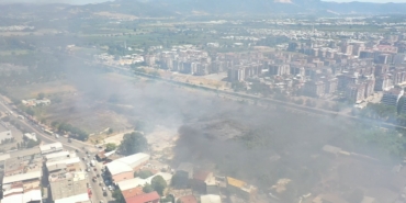 Bursa’da otluk alanda çıkan yangın kontrol altına alındı