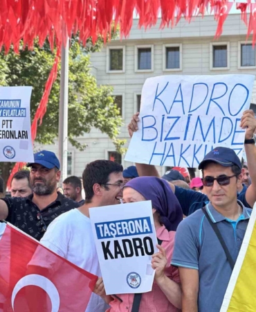 Bursa’da PTT işçileri isyan etti