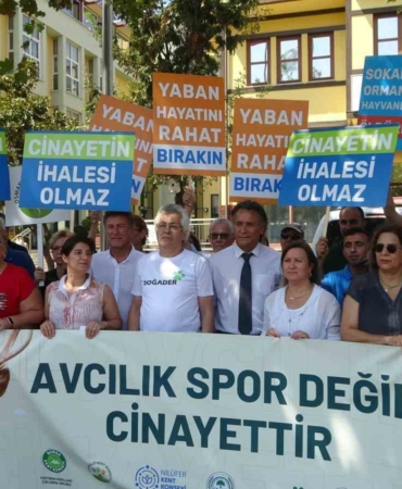 Bursa’da STK’lardan avcılık ihalesine tepki