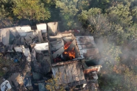 Bursa’da zeytinlik alandaki yangın söndürüldü