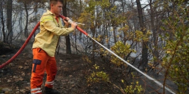 Bursa’daki orman yangını kısmen kontrol altına alındı