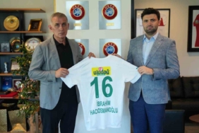 Bursaspor Başkanı Enes Çelik, TFF Başkanı İbrahim Hacıosmanoğlu’nu ziyaret etti