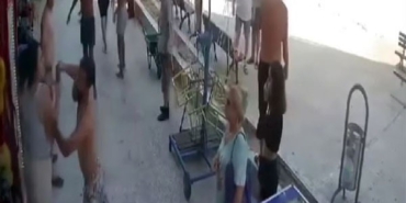 Büyükçekmece’de genç kız dehşeti yaşadı: Dişleri kıran yumruk kamerada