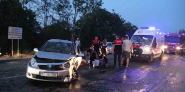 Çan’da otomobiller çarpıştı: 5 yaralı