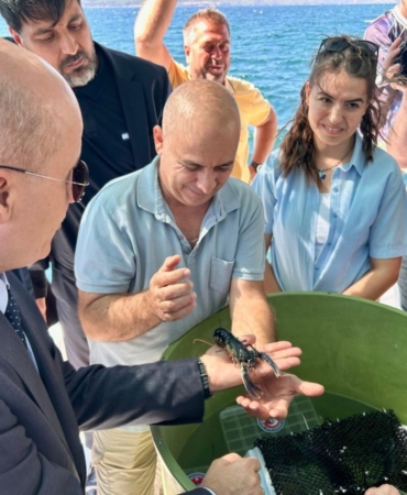 ÇOMÜ’nün Istakoz Yetiştirme Projesine YÖK Başkanı’ndan Destek