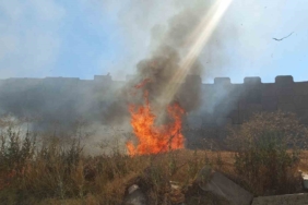 Edirne’de kaynak makinesinden çıkan kıvılcım 2 dekar buğdayı yaktı