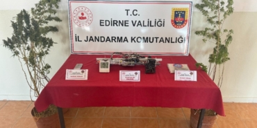 Edirne’de Yol kontrol uygulamasında uyuşturucu yakalandı