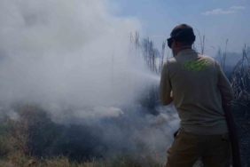 Edirne’de yürekleri ağza getiren yangın
