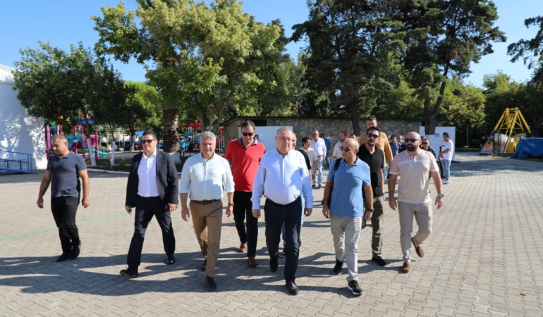 Edremit Belediyesi Altınkum fuar alanı hazır