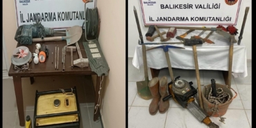 Erdek ve Sındırgı’da izinsiz kazı operasyonu, 5 kişi suçüstü yakalandı