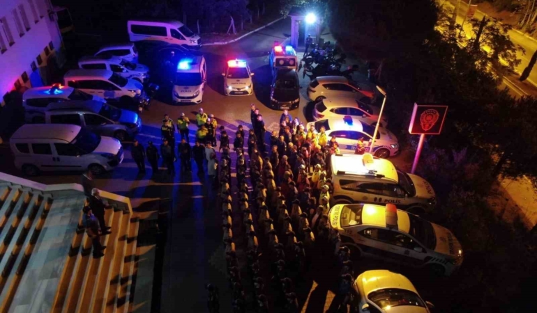 Erdek’te dron destekli huzur operasyonu