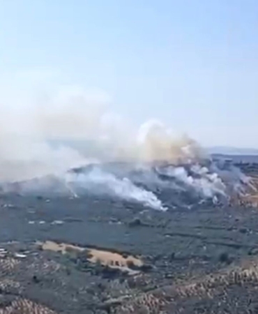 Erdek’teki orman yangınına 4 helikopter ve 3 uçak müdahale ediyor