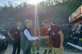 Erdek’teki yangın söndürüldü