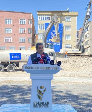 Esenler’de 17 Ağustos yıl dönümü öncesi kentsel dönüşüm çalışması