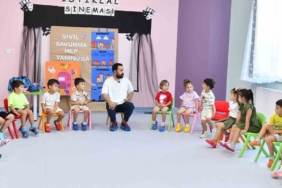 Esenyurt Belediyesi’nden kreşte eğitim gören çocuklara afet farkındalık eğitimleri