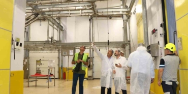 Eskişehir ekibi, üst düzey teknik donanıma sahip mezbahaya hayran kaldı