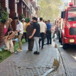 Fatih’te otel yangınında mahsur kalan 6 kişi kurtarıldı