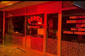 Gece vakti lokanta kurşunladı… O anlar kamerada