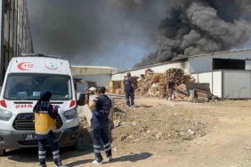 Geri dönüşüm tesisindeki yangın kontrol altına alındı