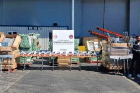 Gümrük muhafaza ekiplerinden Ambarlı Limanı’nda ’kaçak optik malzeme’ operasyonu