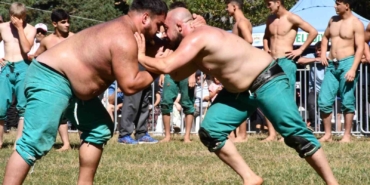 Güreşçiler kozlarını Alıç Yaylası’nda paylaştı