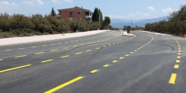 Hendek’in bu caddesi baştan sona yenilendi