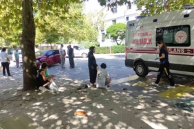 İki otomobilin hurdaya döndüğü kazada 1 kişi hafif yaralandı