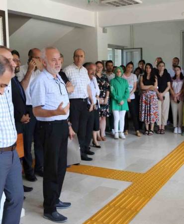 İl Sağlık Müdürü Öğütlü personelle vedalaştı