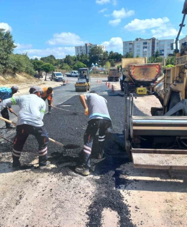 İlimtepe Mahallesi’ne 930 ton asfalt
