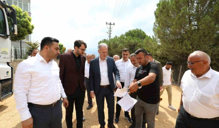 İnegöl’de asfalt çalışmaları başladı