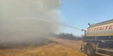 İpsala’daki orman yangında 200 dekarlık alan zarar gördü