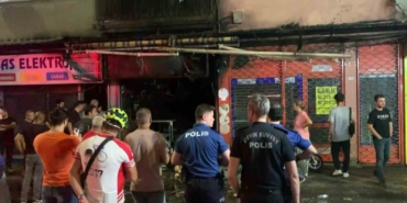 İş yeri alevlere teslim oldu