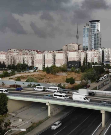 İstanbul’a yağmur bulutları böyle geldi