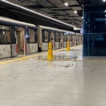 İstanbul’da metronun tavanından sular aktı