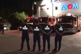 İstanbul’dan itfaiye ekipleri İzmir’deki yangın yerine destek için yola çıktı