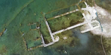 İznik Gölü’ndeki bazilika, kuralıktan dolayı gün yüzüne çıktı