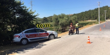 Jandarma’dan motosiklet denetimi; 19 araç trafikten men