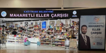 Kağıthane’de açılan ‘Maharetli Eller Çarşısı’na yoğun ilgi