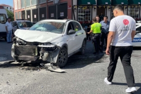 Kapaklı’da 3 aracın çarpıştığı kazada 1 kişi yaralandı