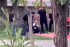 Kartal’da tekmeli yumruklu kavga kamerada