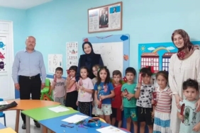 Kaymakam Çanakçıoğlu kurs öğrencileriyle bir araya geldi