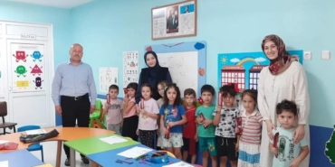 Kaymakam Çanakçıoğlu kurs öğrencileriyle bir araya geldi