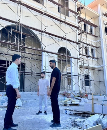 Kaymakam Kahraman, çalışmaları yerinde inceledi