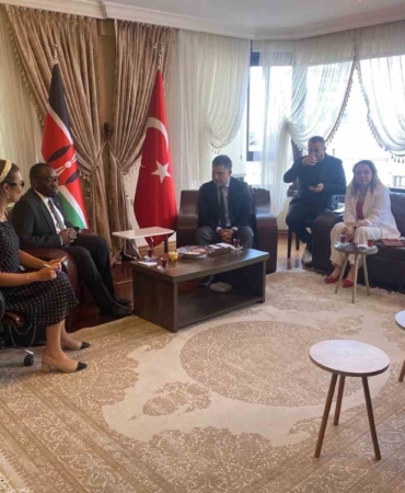 Kenya Büyükelçisi Boiyo’dan SANKON’a ziyaret